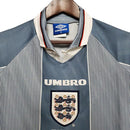 Camisa Inglaterra Retrô 1996 Cinza