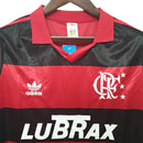 Camisa Retrô Flamengo I Home 1990/91 Masculino Vermelho e Preto