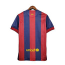 Camisa Retro Barcelona I Home 2014/15 Masculino Azul e Grená
