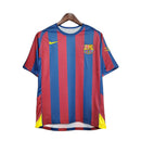Camisa Retrô Barcelona 2006/07 Masculino Azul e Grená