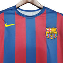 Camisa Retrô Barcelona 2006/07 Masculino Azul e Grená