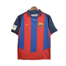 Camisa Barcelona Retrô 2003/2004 Azul e Grená