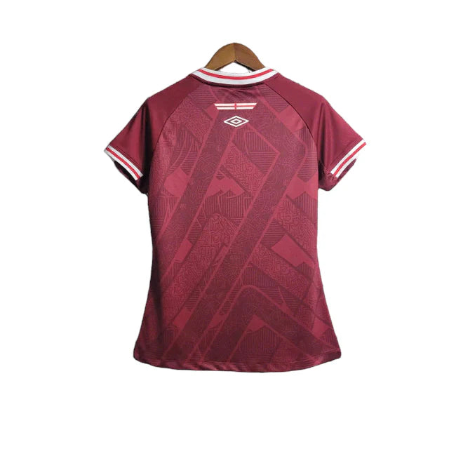 Camisa Fluminense II 22/23 Torcedor Umbro Feminina - Vinho