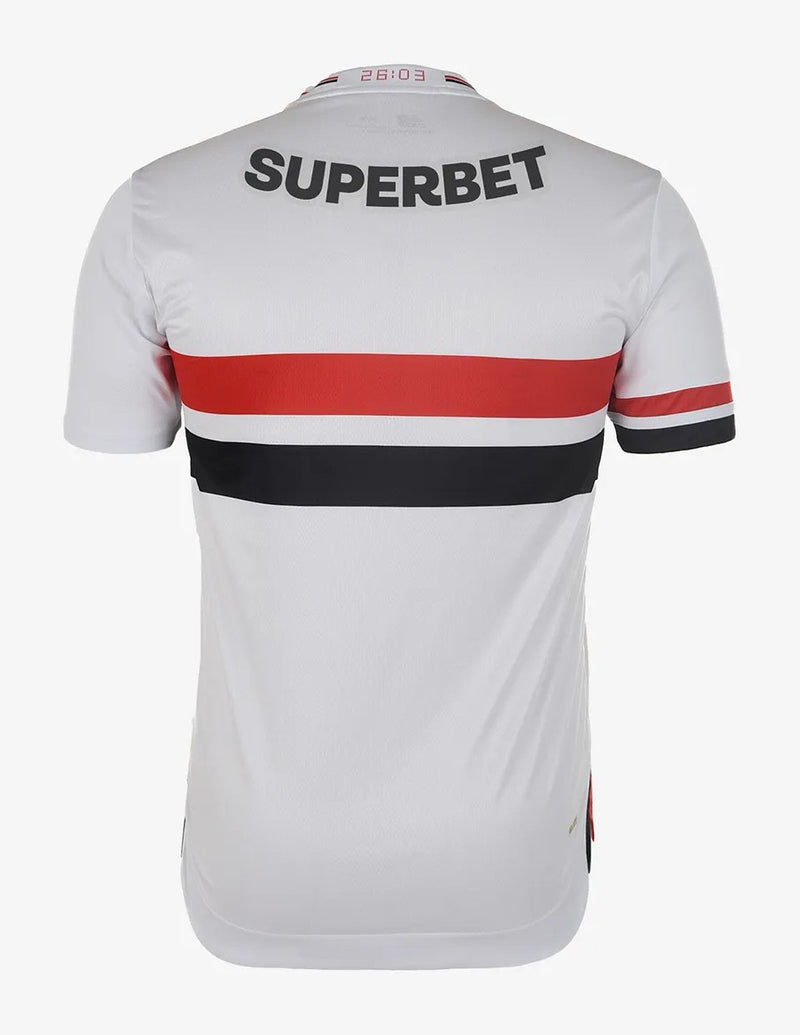 Camisa São Paulo Home 2025/26 Masculino Branco