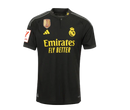 Camisa Real Madrid III Third Adidas Torcedor 23/24 Masculino Preto
