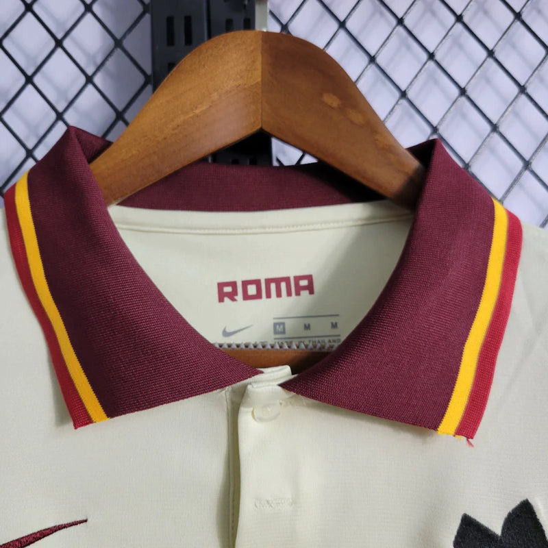 Camisa Roma Away II Nike Torcedor 2020/21 Masculino Bege