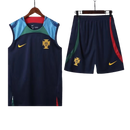 Conjunto Regata Portugal Training 2022/23 Nike - Azul